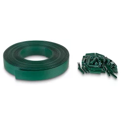 100 Clips De Fixation Lamelles Occultation Vert Blooma