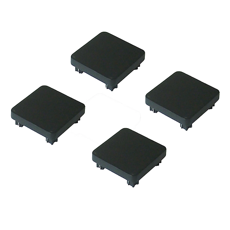 Chapeau GoodHome Neva Anthracite 7,5 X 7,5 Cm (Lot De 4) 1 Chapeau GoodHome Neva Anthracite 7,5 X 7,5 Cm (Lot De 4)