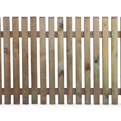 Clôture Bois Blooma Fuldda Marron 180 X H.100 Cm