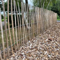 Forest Style Cloture En Noisetier 500 X H.150 Cm