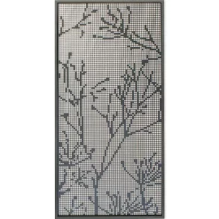 GoodHome Panneau Branche Aluminium Neva Anthracite