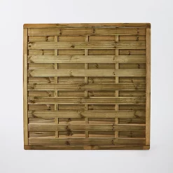 Panneau Droit Bois Blooma Hamme Vert 45 mm 180 x h.180 Cm