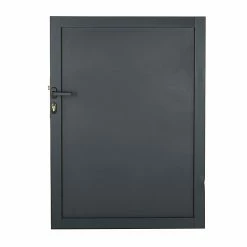GoodHome Portillon Neva Anthracite 93 X H.128 Cm