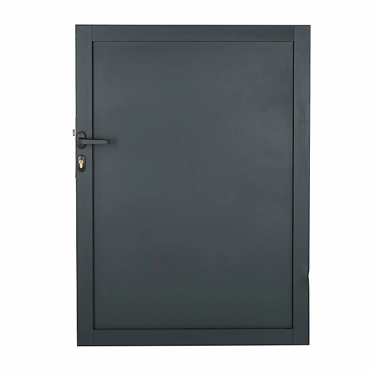 GoodHome Portillon Neva Anthracite 93 X H.128 Cm 1 GoodHome Portillon Neva Anthracite 93 X H.128 Cm