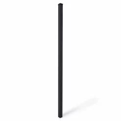 GoodHome Poteau Aluminium Neva Anthracite H.240 Cm (sans Base)