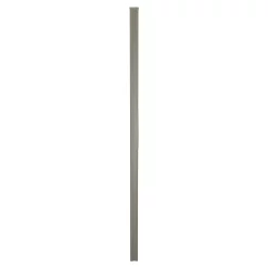 GoodHome Poteau Aluminium Neva Taupe H.240 Cm (sans Base)